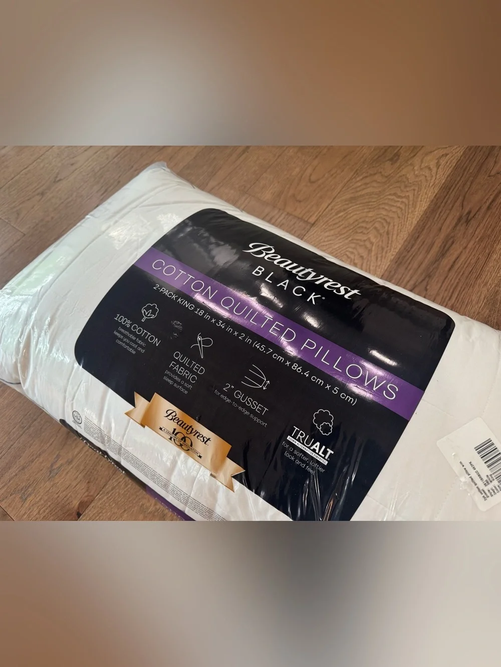 🎉LAST CHANCE🎉BEAUTYREST BLACK 2pk Luxurious Down Alternative Pillows‎